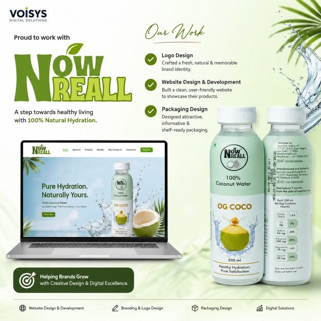 Screenshot from a Voisys Digital project